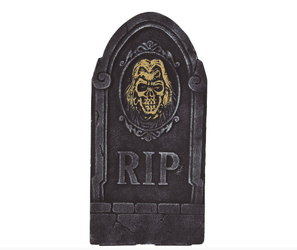 NAGROBEK "RIP" Z CZASZKĄ 33 X 65 CM