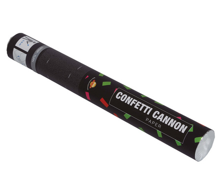 TUBA Z KONFETTI NEONOWE PASKI 40 CM