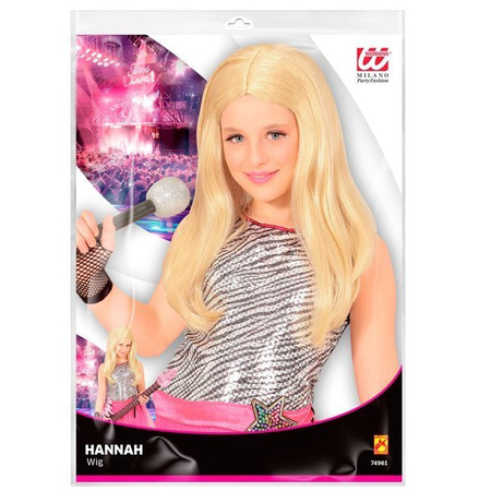 PERUKA HANNAH BLOND DZIECIĘCA