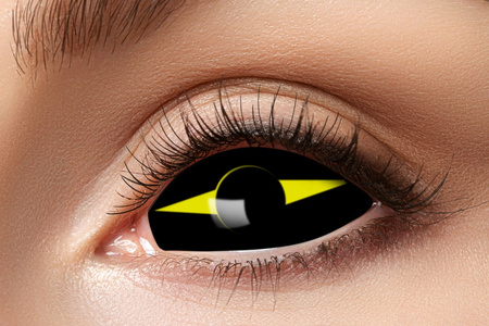 SOCZEWKI PÓŁROCZNE SCLERA YELLOW SPAER 22MM