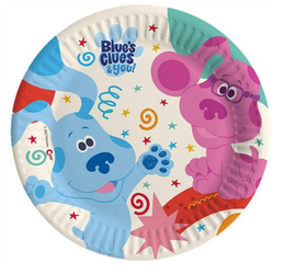 TALERZYKI PAPIEROWE BLUES CLUES 18 CM 8 SZT
