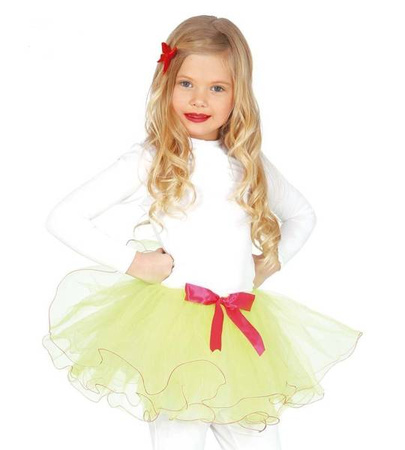 SPÓDNICZKA TUTU DZIECIĘCA ŻÓŁTA