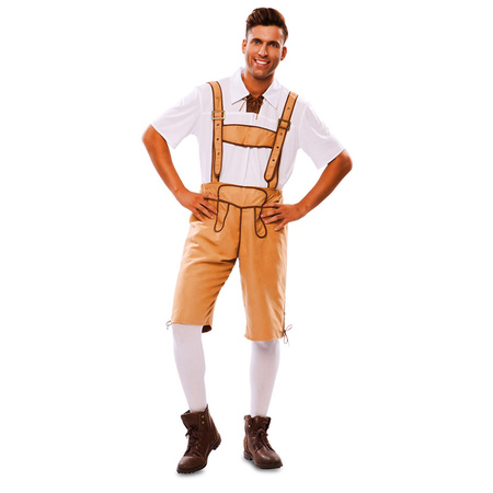 STRÓJ MĘSKI BAWARSKI BEŻ