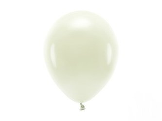 BALONY ECO 26 cm PASTEL KREMOWY 10 szt