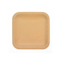 TALERZE PAPIEROWE KRAFTOWE 18X18CM