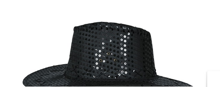 KAPELUSZ KOWBOJSKI Z CEKINAMI 