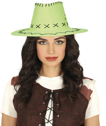 KAPELUSZ KOWBOJSKI ZIELONY