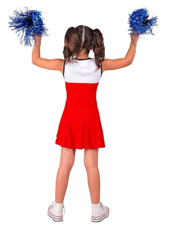 STRÓJ MAŁA CHEERLEADERKA CZERWONA