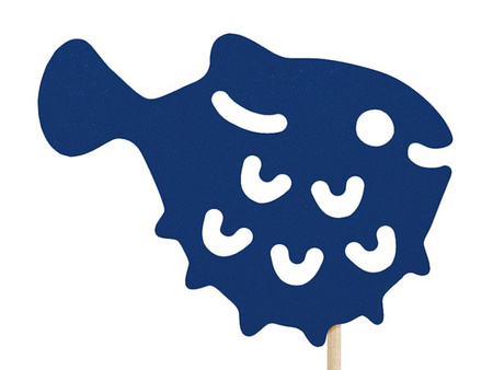 Dekoracje do muffinek Ahoy, 11,5-13 cm (1 karton / 50 op.) (1 op. / 6 szt.)