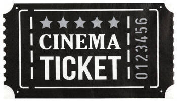 SERWETKI PAPIEROWE CINEMA 40x33 CM 20 SZT.
