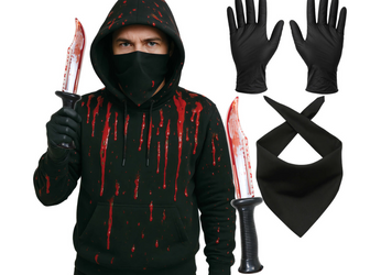 ZESTAW KILLERA 3 ELEMENTY HALLOWEEN