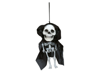 KOŚCIOTRUP Z CZARNĄ PELERYNĄ 15 CM