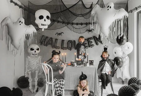 BALON FOLIOWY DUCH Z FRĘDZLAMI 93X86 CM