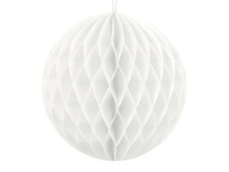KULA BIBUŁOWA 10CM BIAŁA