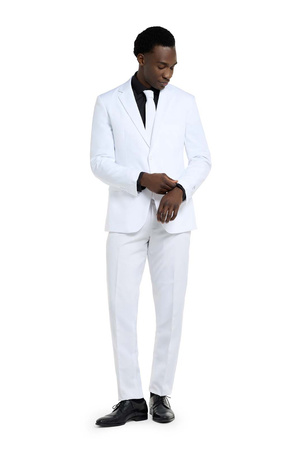 GARNITUR MĘSKI BIAŁY OPPOSUITS