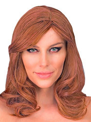 PERUKA BELLA BRĄZOWO-RÓŻOWA