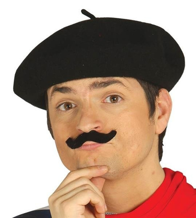 BERET FRANCUSKI CZARNY