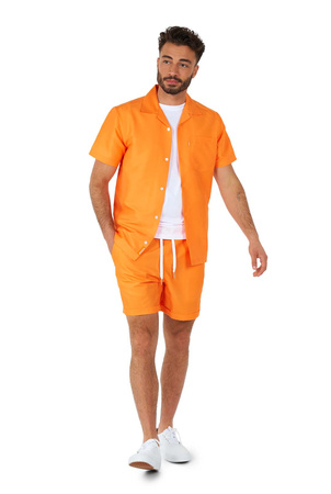 ZESTAW LETNI MĘSKI POMARAŃCZOWY OPPOSUITS