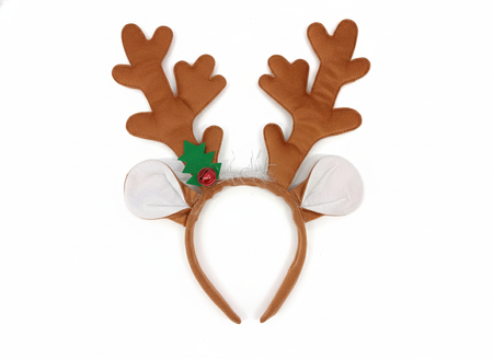 ZESTAW RENIFER: OPASKA ROGI RENIFERA + CZERWONY NOS PIANKOWY