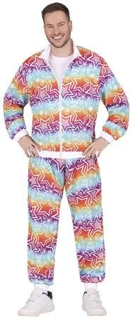 STRÓJ DRES TĘCZOWE GWIAZDKI