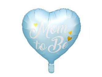BALON FOLIOWY MOM TO BE 35cm NIEBIESKI