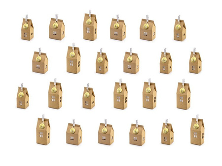 KALENDARZ ADWENTOWY DOMKI KRAFT