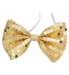 MUCHA ZŁOTA CEKINOWA