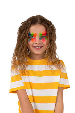 KREDKI DO MALOWANIA TWARZY ŚWIECĄCE W UV 6 SZT.