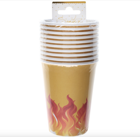 KUBECZKI PAPIEROWE STRAŻAK MAŁY 270 ML 10 SZT