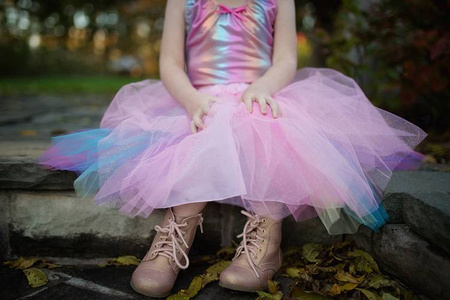 ZESTAW JEDNOROŻEC TĘCZOWY TUTU+OPASKA