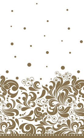 OBRUS PAPIEROWY ZŁOTY ORNAMENT 120 X 180 CM 