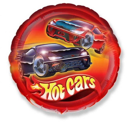 BALON FOLIOWY 18 CALI 48 CM HOT CARS