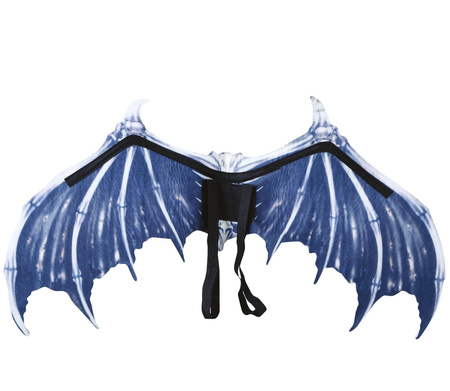 SKRZYDŁA NIETOPERZA CZARNE 80x40 CM