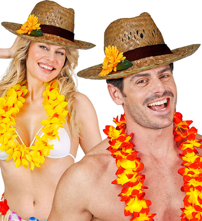 KAPELUSZ SŁOMKOWY ZE SŁONECZNIKIEM