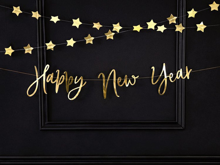 BANER HAPPY NEW YEAR ZŁOTY