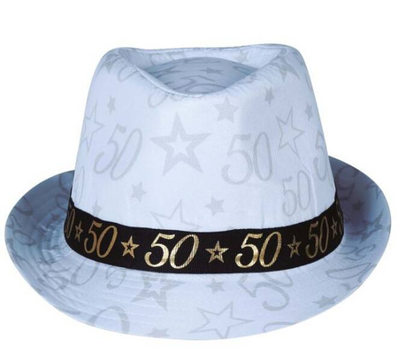 KAPELUSZ URODZINOWY 50 GANGSTERSKI