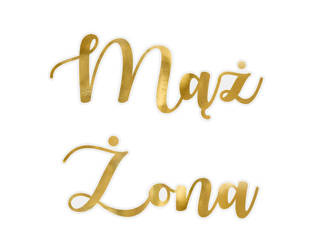 NAKLEJKI NA KIELISZKI MĄŻ ŻONA