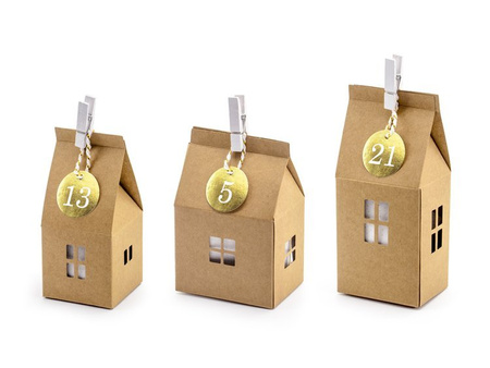 KALENDARZ ADWENTOWY DOMKI KRAFT