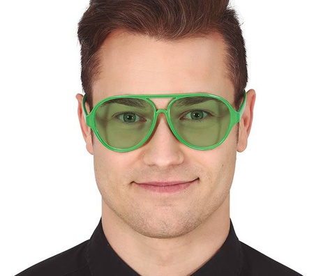 OKULARY AVIATOR ZIELONE
