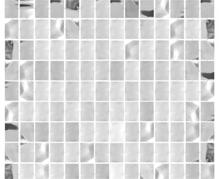 KURTYNA KWADRAT METALICZNA SREBRNA 100 X 200 CM