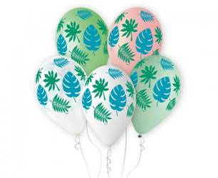 BALONY LATEKSOWE TROPIKALNE LIŚCIE TROPIKI 33 CM