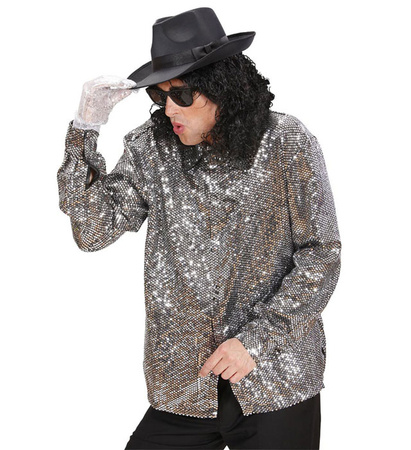 "KING OF POP" (sequin shirt)