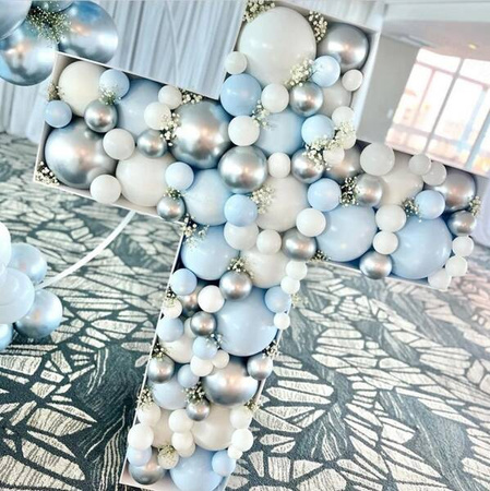 SZABLON DO BALONÓW KRZYŻ BIAŁY 50x75 cm