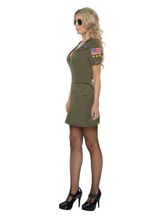 Strój Top Gun Sexi Pani Oficer S, licencjonowany