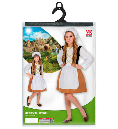 STRÓJ ŚREDNIOWIECZNA DZIEWCZYNA