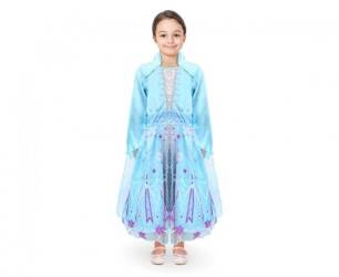 #STDZ Strój dla dzieci Błękitna Princess (sukienka) rozm. 95-110 cm KK