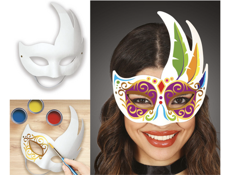 MASKA WENECKA DO MALOWANIA DLA DOROSŁYCH