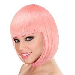 PERUKA LOU LOU JASNY RÓŻ RÓŻOWA