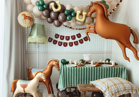 BALON FOLIOWY KOŃ 86,5 X 73 CM