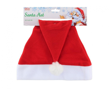 CZAPKA CZERWONA MIKOŁAJA ŚWIĄTECZNA 